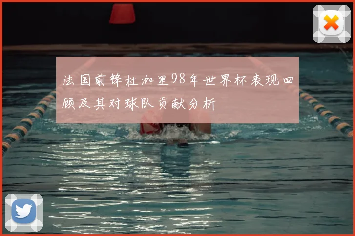 法国前锋杜加里98年世界杯表现回顾及其对球队贡献分析